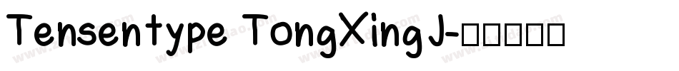 Tensentype TongXingJ字体转换